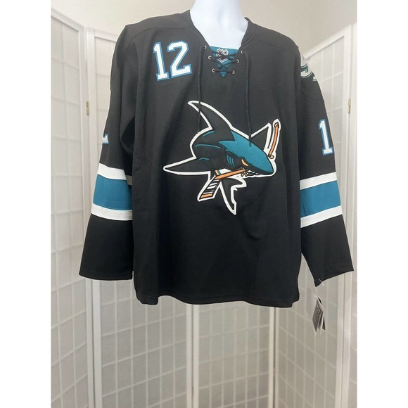 RARE San Jose Sharks Patrick Marleau Authentic RBK Jersey 50 - Picture 6 of 12